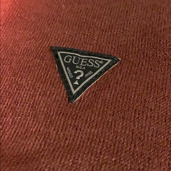 NWOT Guess Deep Rusty Red Ombré Scarf🧣 - Picture 3 of 5